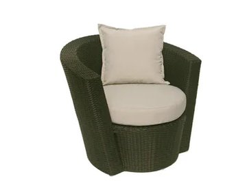 SENTOSA - Synthetic fibre garden armchair with armrests by Il Giardino di Legno - view 2